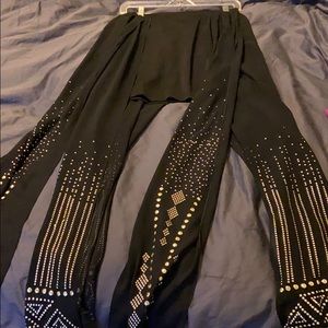 River Island Mini Skirt w Sheer Panels